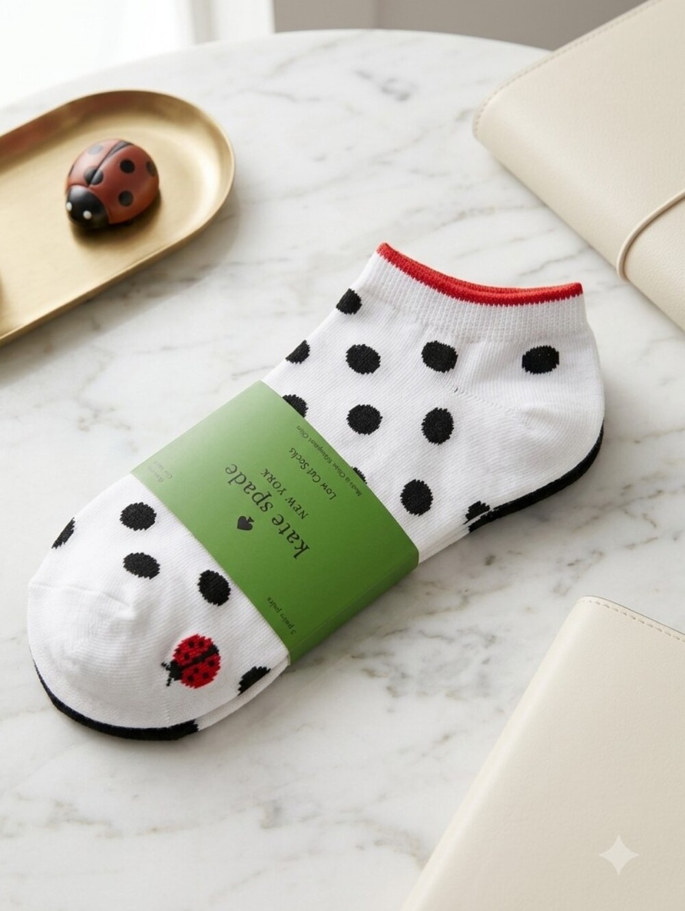 kate spade 3-Pack Low Cut Socks
